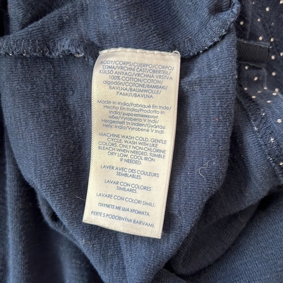 CHAPS L Dark Blue Top - Picture 4 of 4